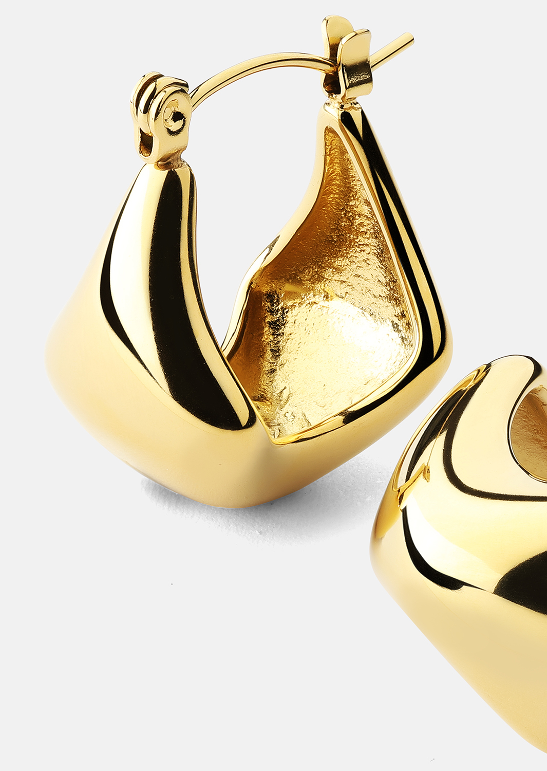 Earrings Glow Hoop – 18k Gold Plated