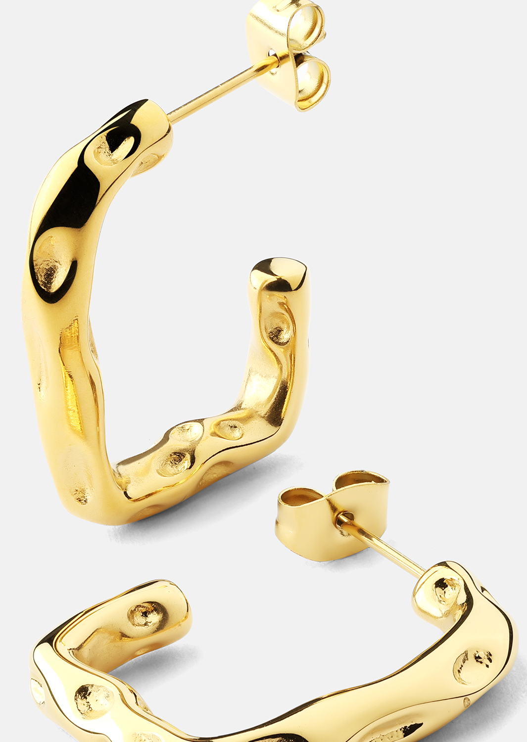 Earring Sculptura - 18k Gold Plated