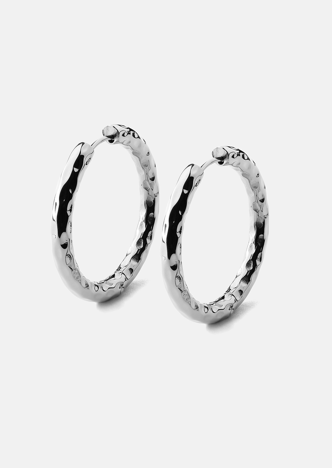 Earring Everyday Hoops - Silver Plated