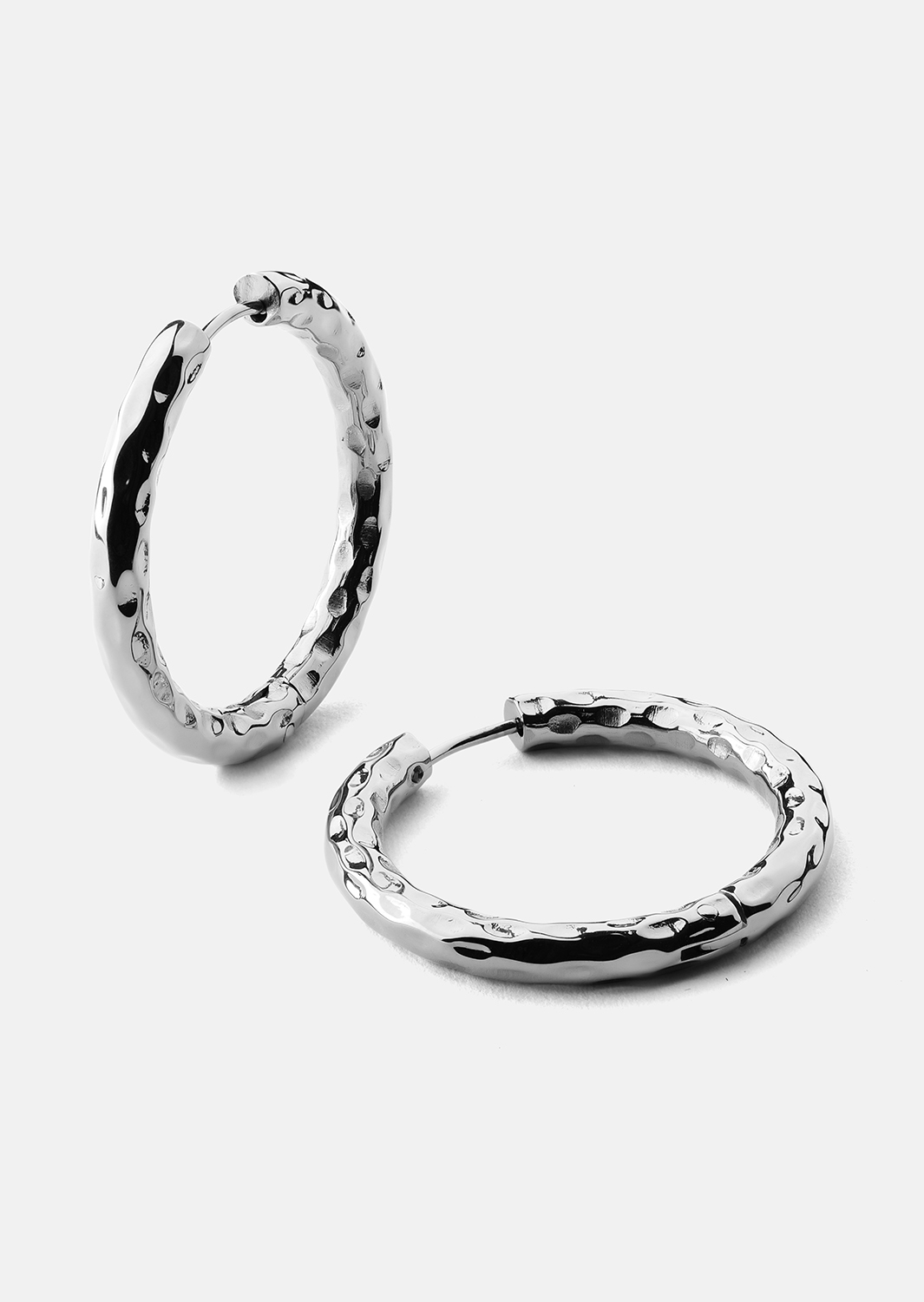 Earring Everyday Hoops - Silver Plated