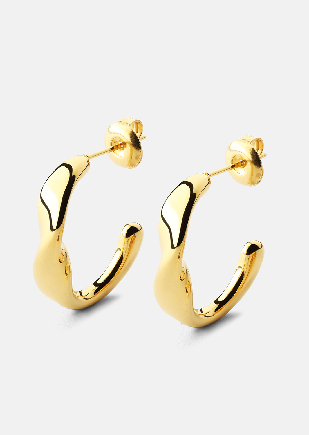 Earrings Flow Gleam - 18k Gold Plated