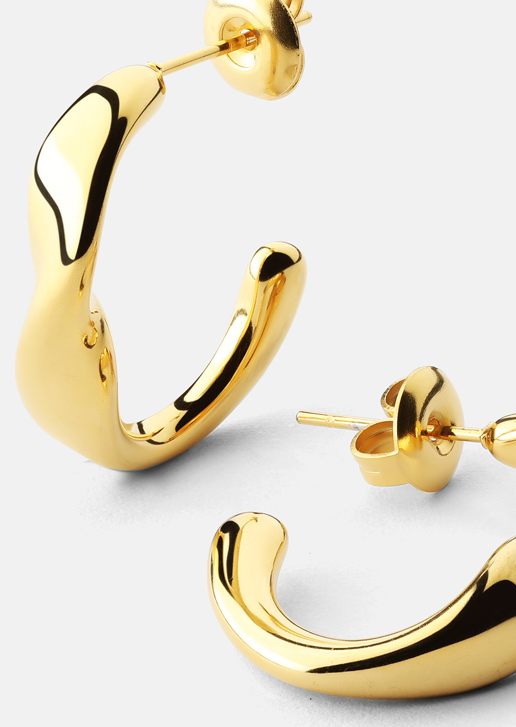 Earrings Flow Gleam - 18k Gold Plated