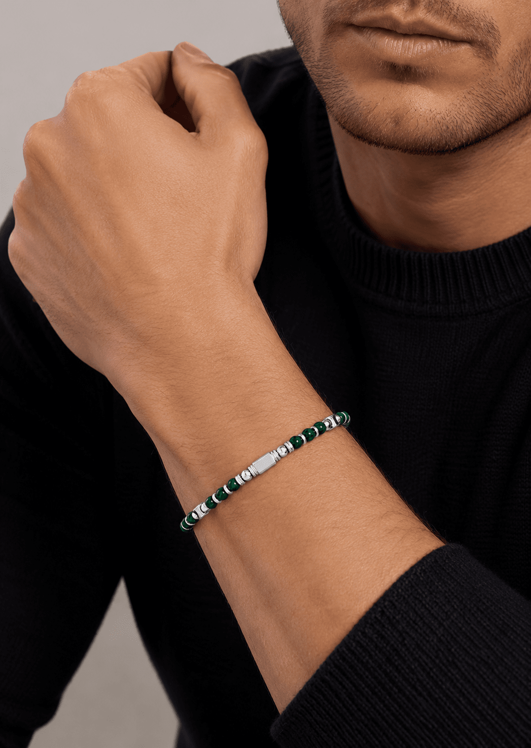 Beaded Bracelet Emerald Rove