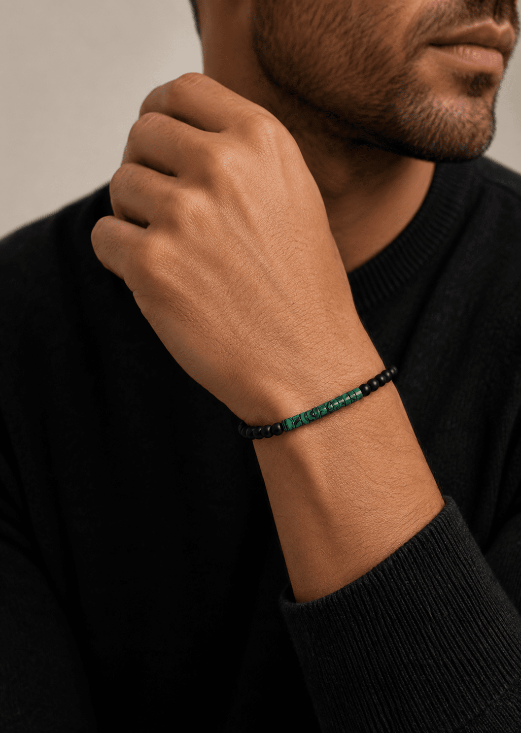 Beaded Bracelet Emerald Rove