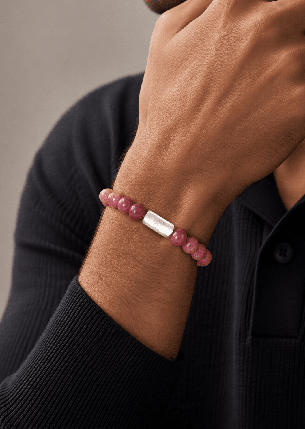 Beaded Bracelet Rosy Edge