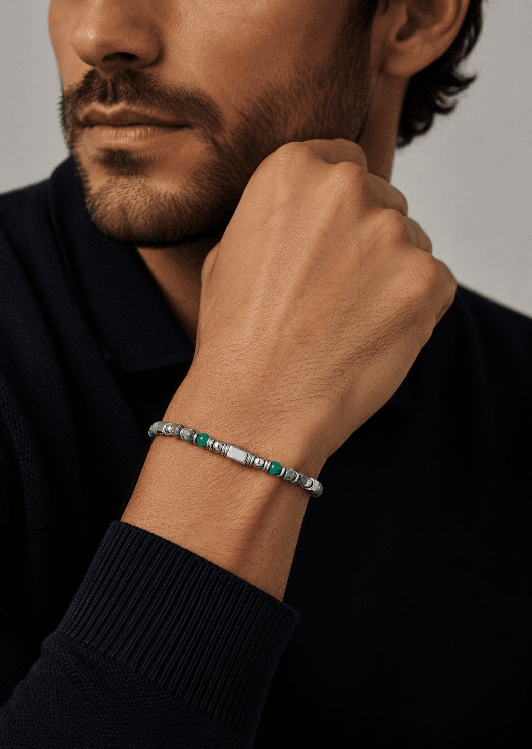Beaded Bracelet Verdant Pulse