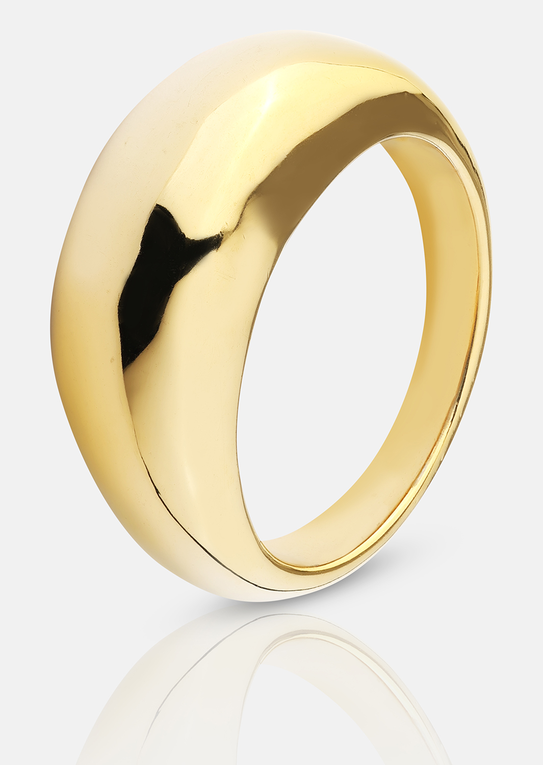 Golden Bold Ring - 18K Gold Plated
