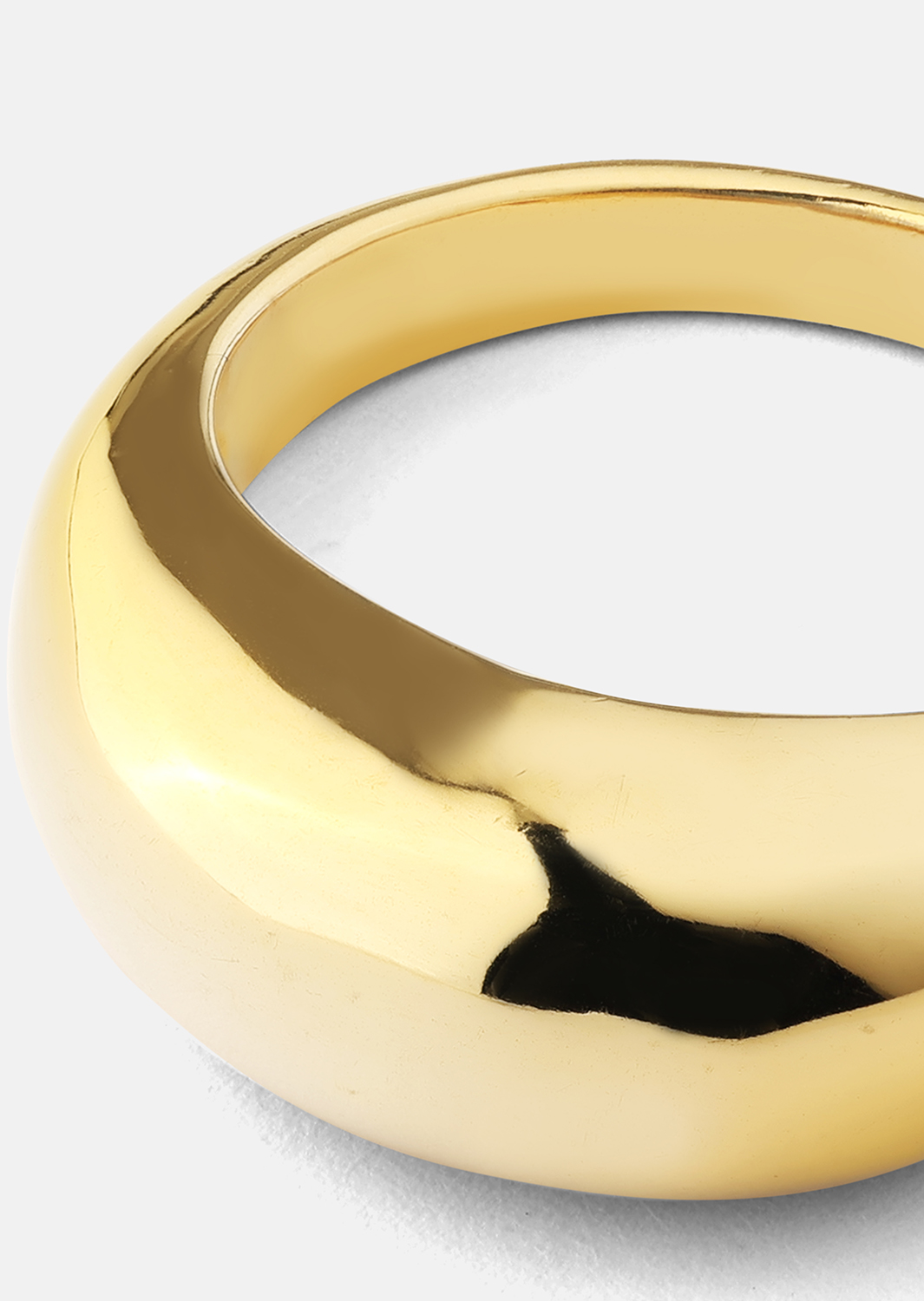 Golden Bold Ring - 18K Gold Plated