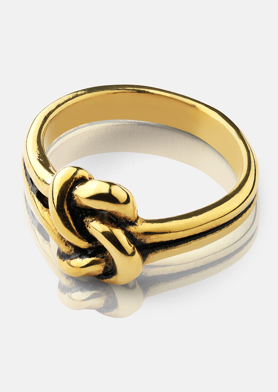 Ring Knot - 18k Gold Plated
