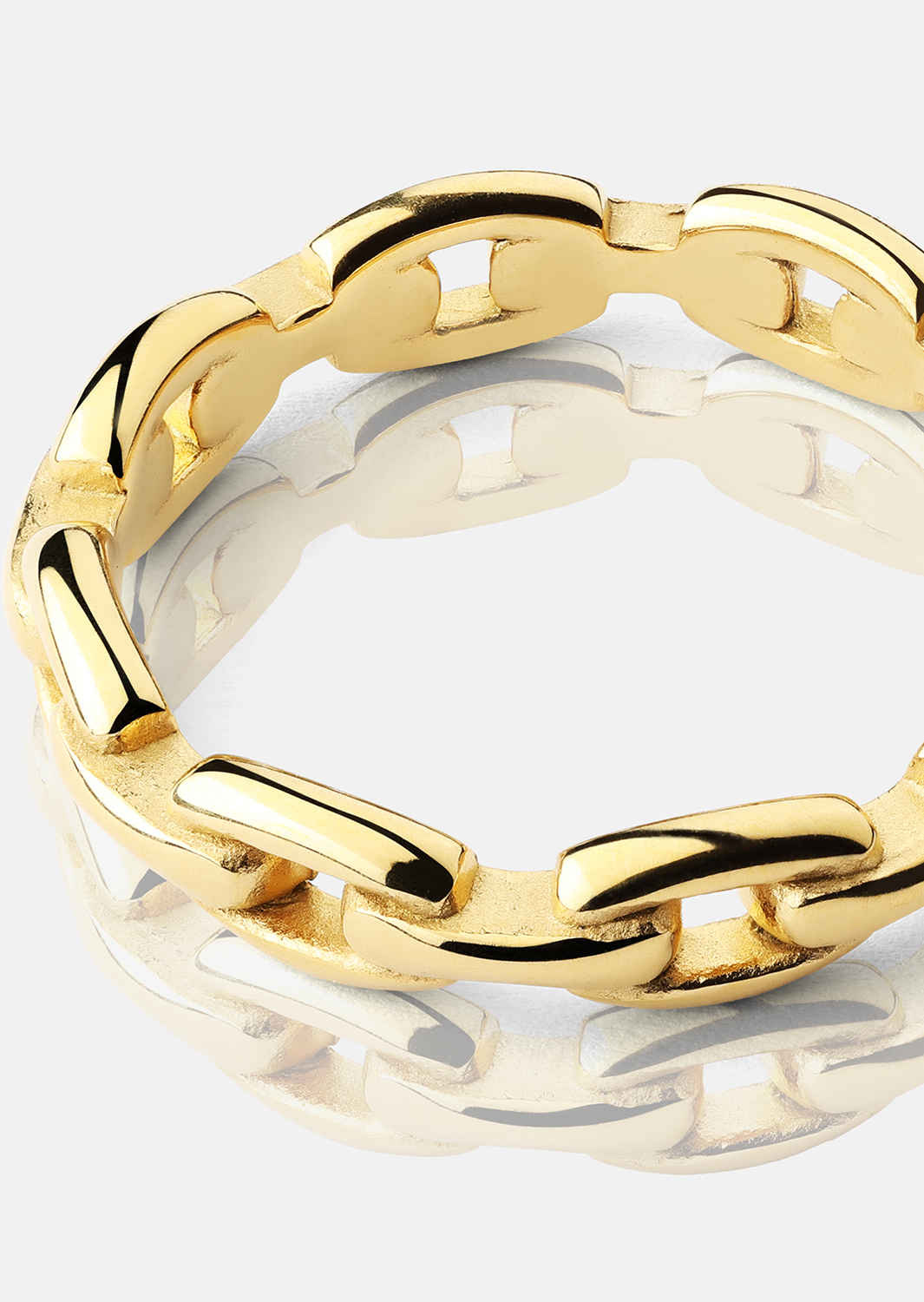 Ring Bold Chain - 18K Gold Plated