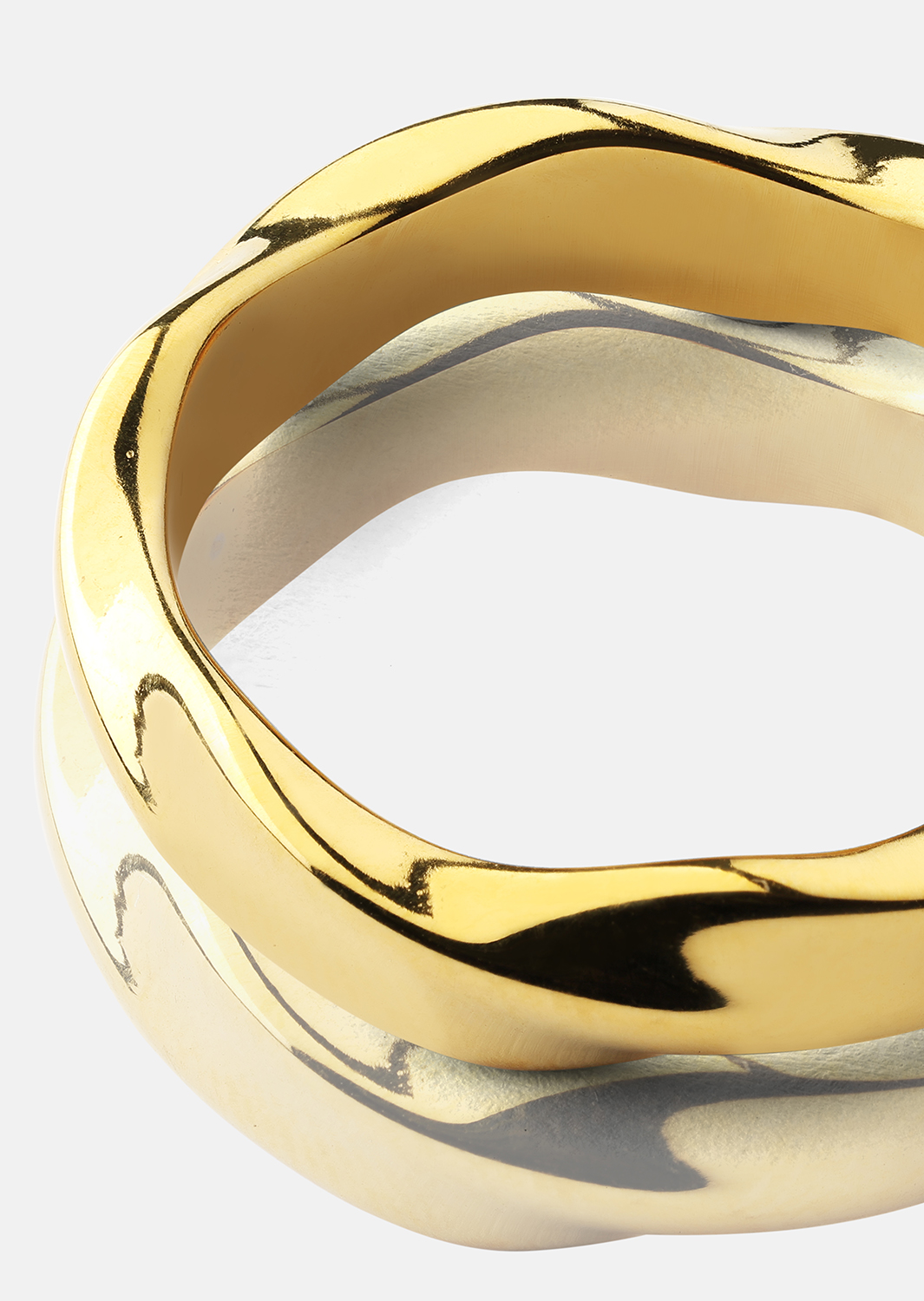Ring Flow - 18k Gold Plated